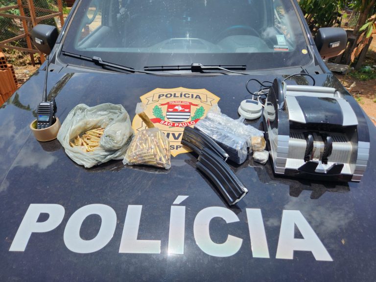 Operação da polícia civil descobre chácara com grande quantidade de armas, munições e drogas