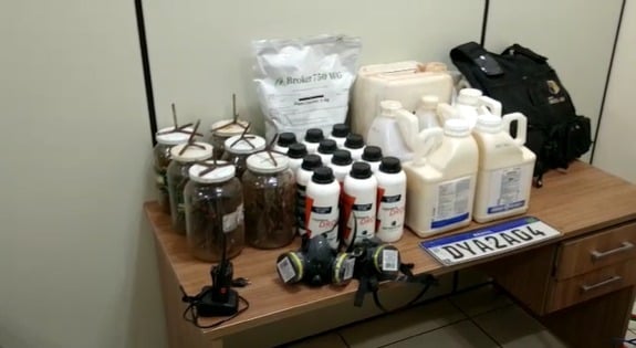 Polícia descobre sítio que servia como ponto de preparação para roubos a bancos