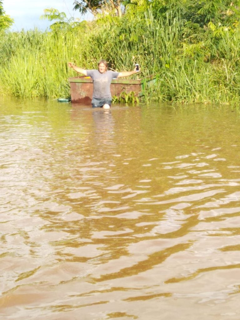 Veja o vídeo: Aumento do nível do Rio Pardo põe em risco de alagamentos ranchos e comunidades ribeirinhas