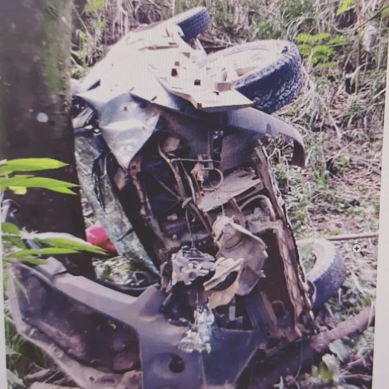 Acidente grave deixa duas pessoas mortas em estrada vicinal entre Cajuru e Santa Rosa de Viterbo