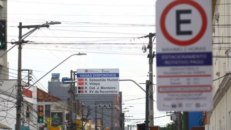 Zona Azul tem reajuste de 8,3% em São José a partir desta segunda (4)