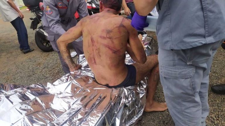 Suspeito de furtar escola é espancado por ao menos 10 pessoas em cidade da região