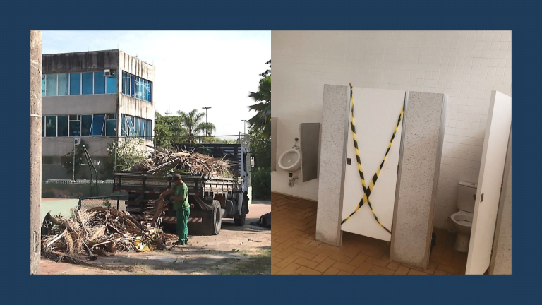 Munícipes de Santos reclamam da falta de manutenção no Rebouças