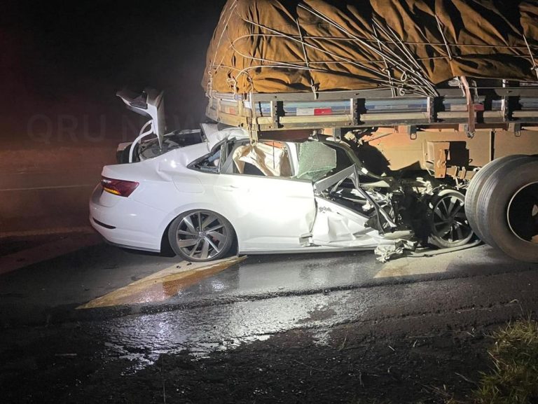 Acidente na Rodovia Abraão Assed