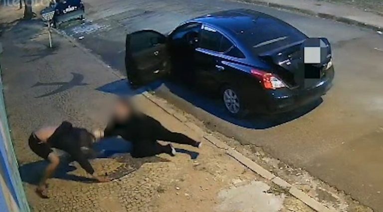 Campinas: Mulher reage a assalto e derruba bandido para salvar o filho