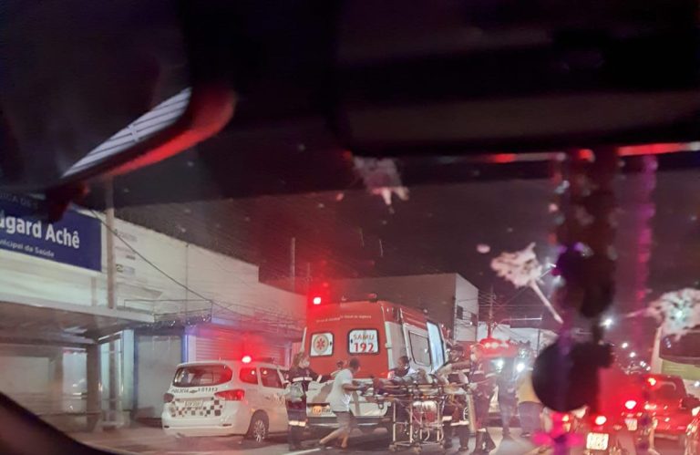 Vídeo mostra o momento em que ciclista é atropelado na Av. Dom Pedro