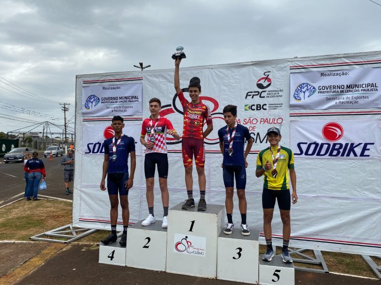 Ciclismo de RP conquista cinco pódios na 4ª etapa da Copa São Paulo