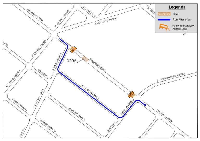 Trecho de rua do Sumarezinho será interditada nesta quinta-feira (4)