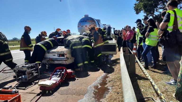 Simulação de acidente