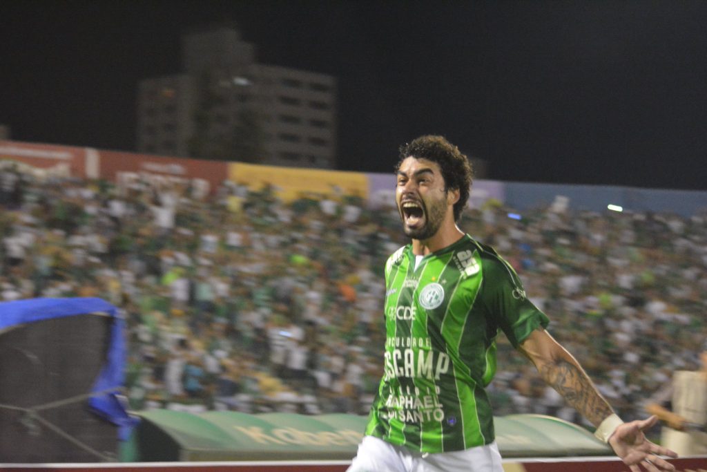 Bruno Mendes marcou um dos gols na final da Série A2 de 2018, quando o Bugre bateu o Oeste por 4 a 0.