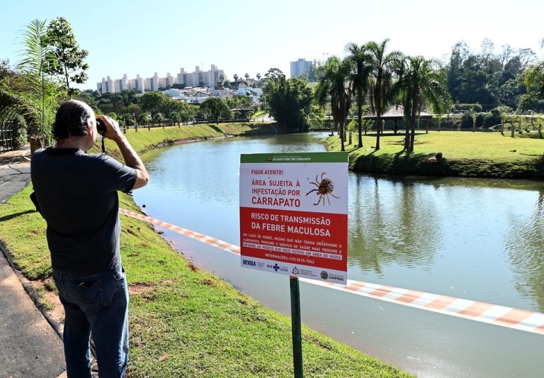 Alertas sobre febre maculosa começam a ser instalados em áreas verdes de Campinas 1