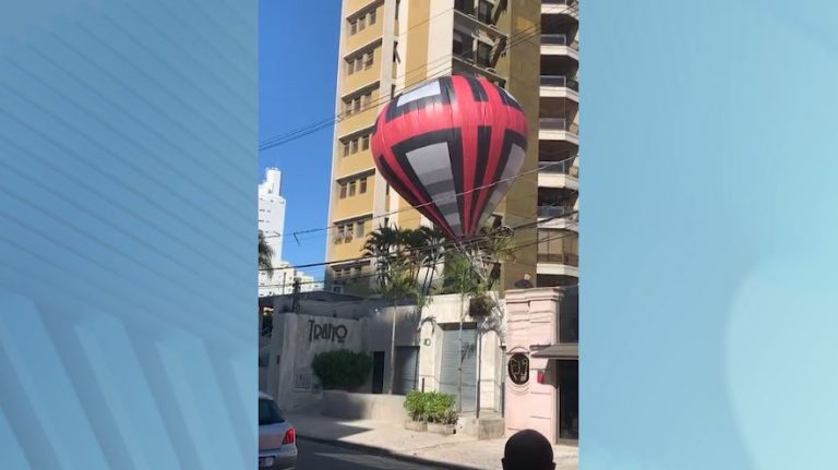 Campinas: Balão cai em comércio do Cambuí