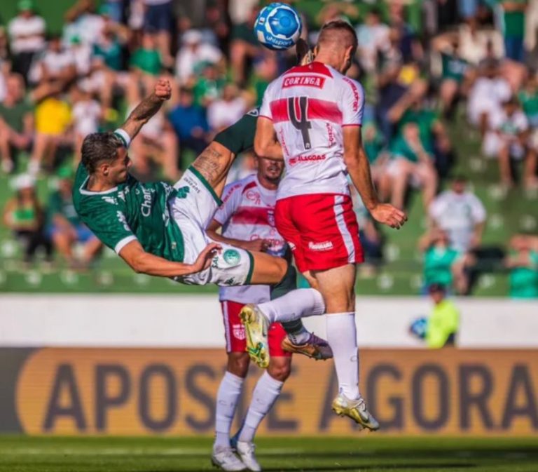 O Guarani perdeu sua invencibilidade de quatro jogos na Série B do Campeonato Brasileiro