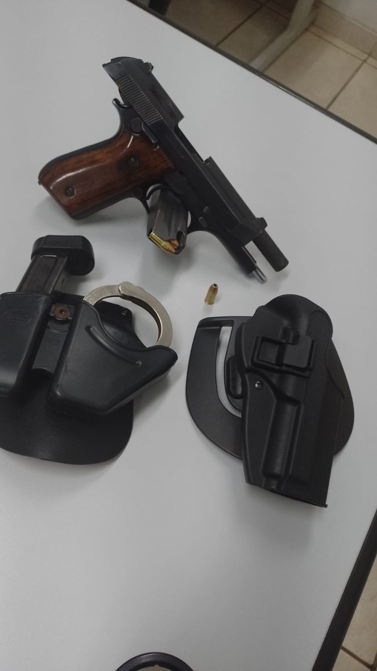 armas apreendidas pela GM