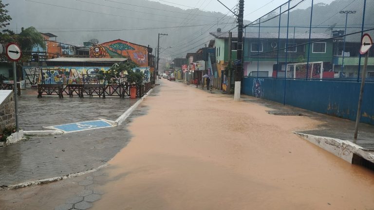 Defesa Civil decreta estado de alerta em São Sebastião após chuvas