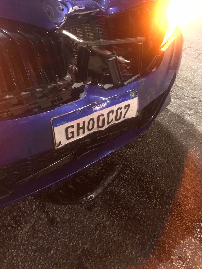 Acusado de atropelar mulher lamenta prejuízo do carro, ao invés de se preocupar com a vítima