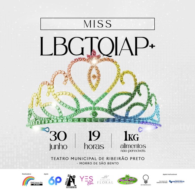 Concurso Miss e Mister LGBTQIAP+ acontece nesta sexta-feira (30)