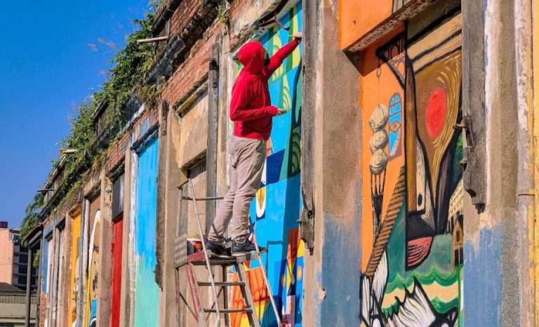 Centro de Santos vai ganhar um mural de arte