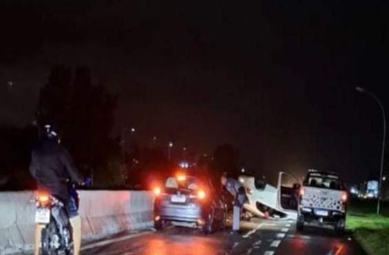 Suspeito de assalto é morto após perseguição na Rio-Santos