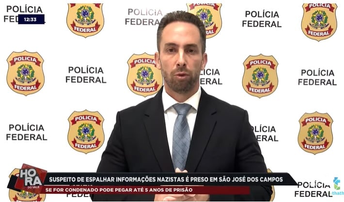 Suspeito de espalhar conteúdo nazista é preso em São José