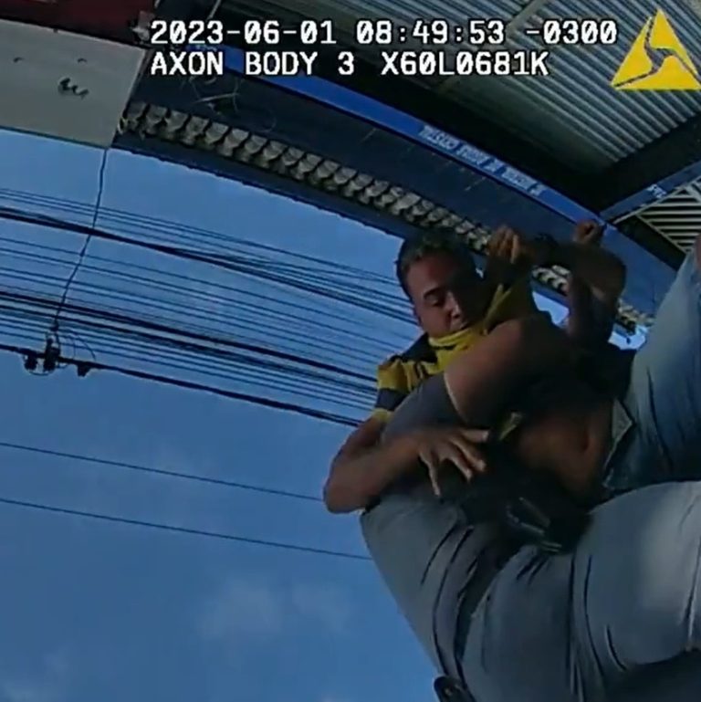 ‘Não vou correr’, disse homem que roubou arma e atirou em PM