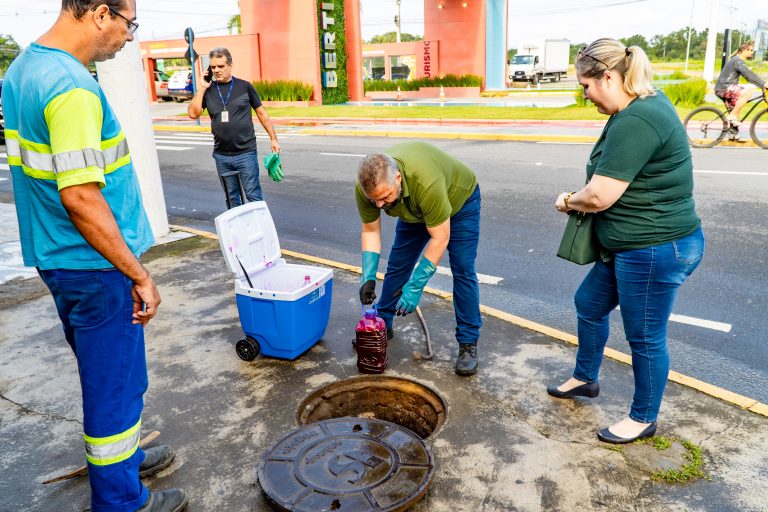 Irregularidades no esgoto de Bertioga são fiscalizadas