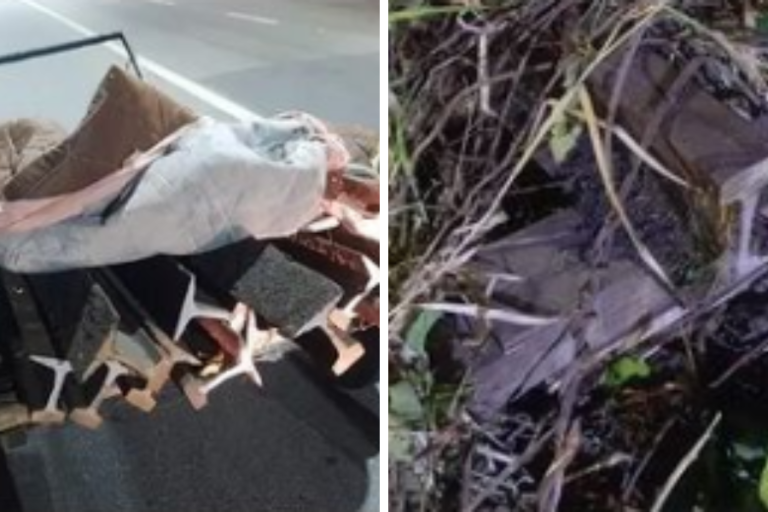 Dupla é presa por furtar trilhos de trem em Praia Grande