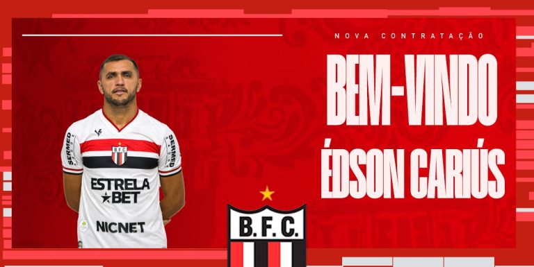 Com status de goleador, Édson Cariús é o novo reforço do Botafogo