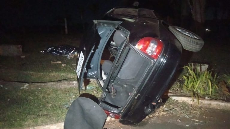 Capotamento termina com a morte de jovem de 21 anos