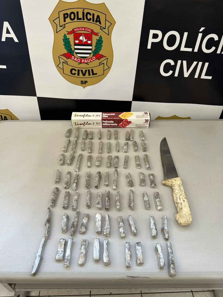 Mais de 600 porções de drogas são apreendidas em comunidade de São Vicente