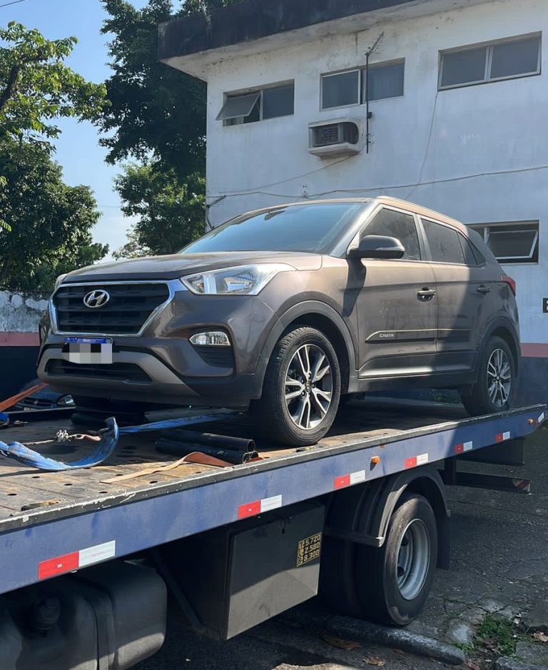Carro clonado na Grande São Paulo é apreendido no Litoral