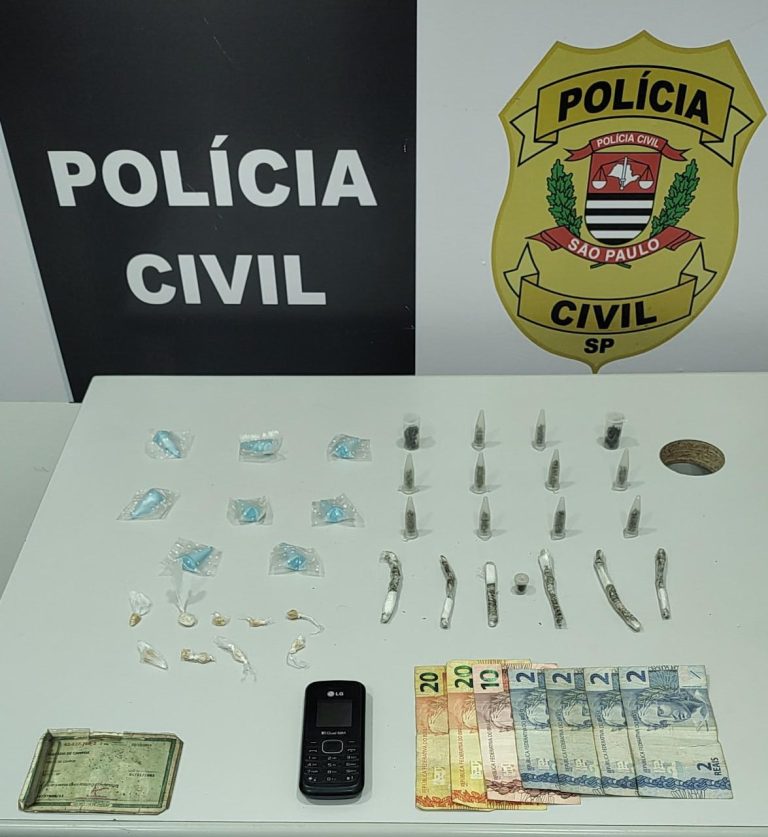 Suspeito de tráfico de drogas em São Vicente é preso