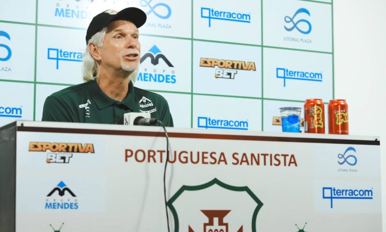 Portuguesa Santista encerra preparativos para o jogo contra o São Bernardo