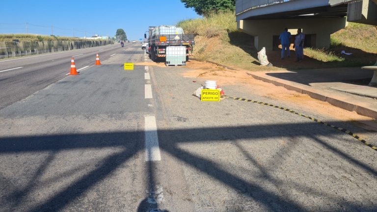 Acidente com produtos químicos mobiliza Cetesb em Indaiatuba