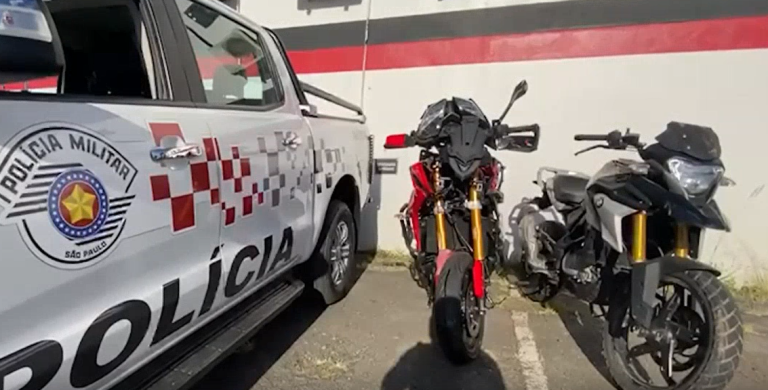 Dois homens presos em perseguição policial após roubo de motos em Campinas