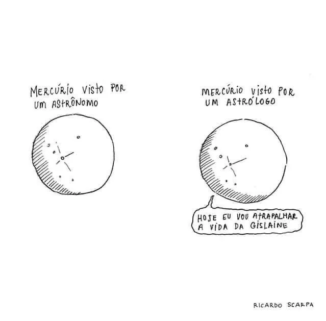 meme mercúrio retrógrado