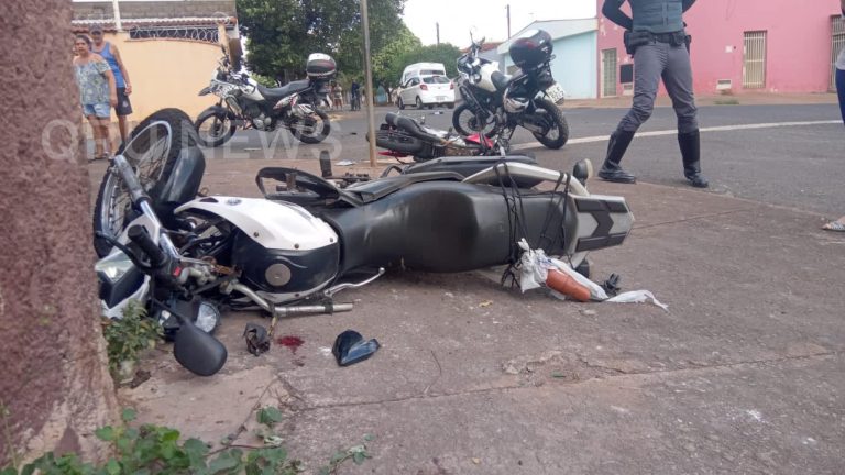 Duas pessoas ficam feridas após acidente envolvendo motocicletas em Ribeirão Preto