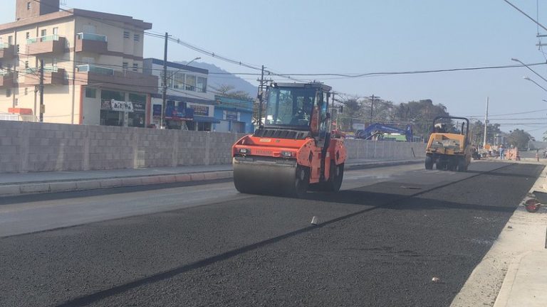 Guarujá avança nas obras da Dom Pedro I