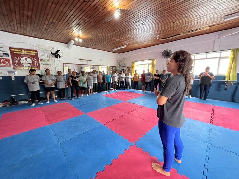 Agosto Lilás: Guarujá promove aulão de defesa pessoal no Ginásio do Guaibê