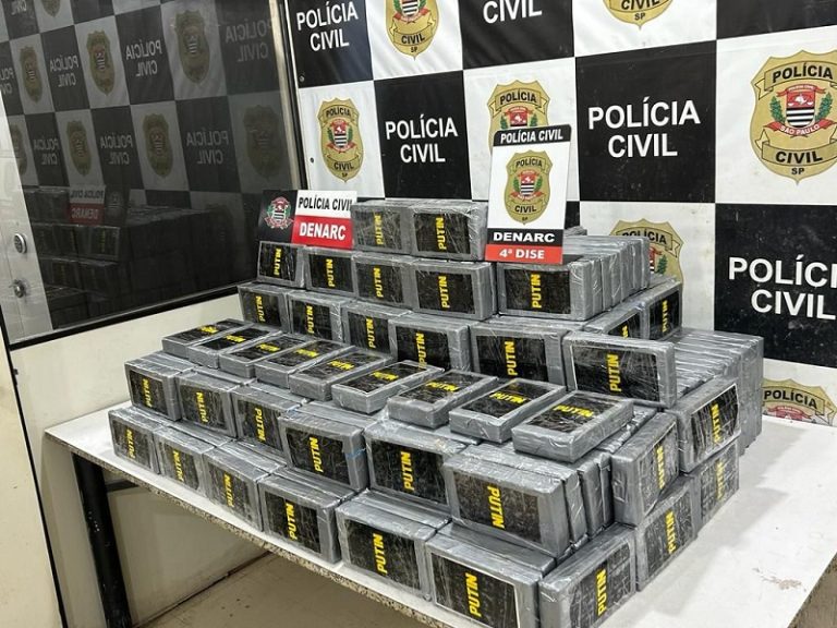 DENARC apreende quase 500kg de cocaína da Rodovia dos Bandeirantes