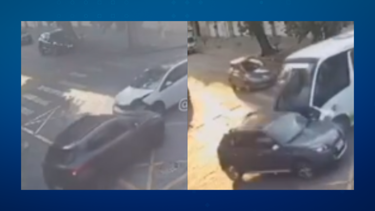 Dois acidentes acontecem no mesmo dia em cruzamento de Santos