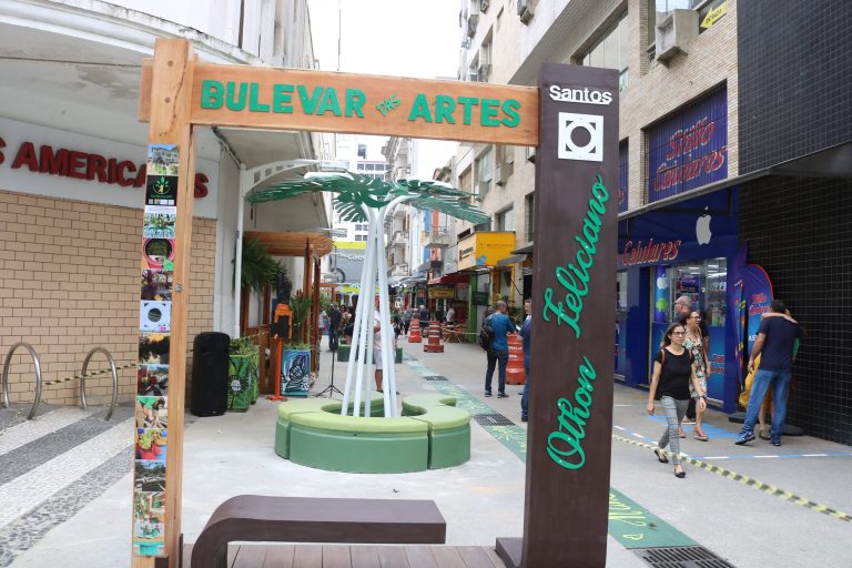 Santos promove repaginada na Boulevard Othon Feliciano