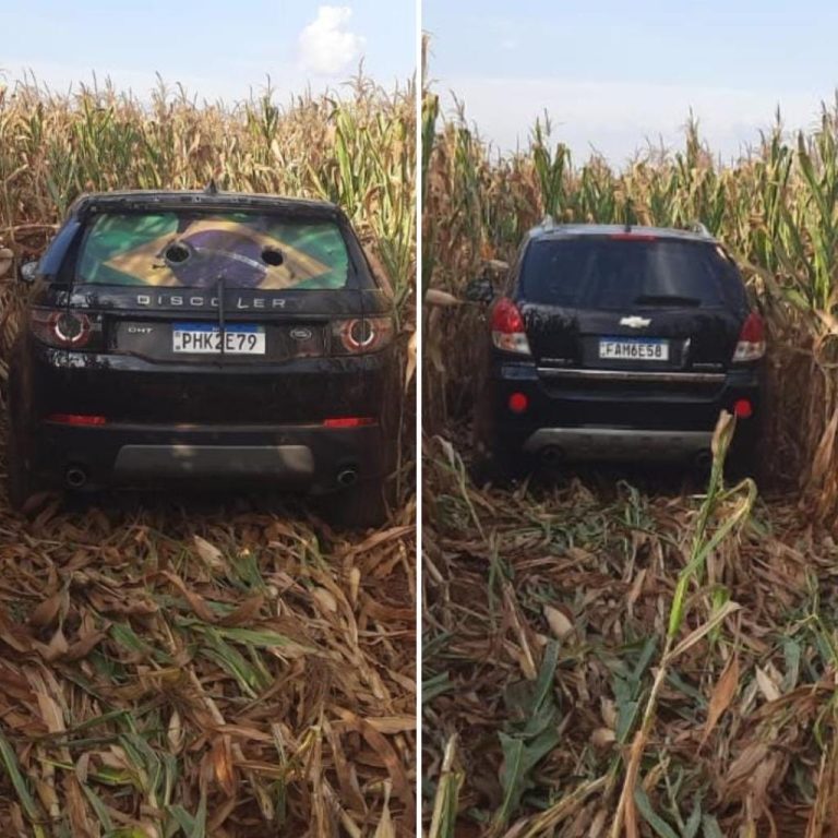 Veículos usados no ataque ao carro-forte são encontrados