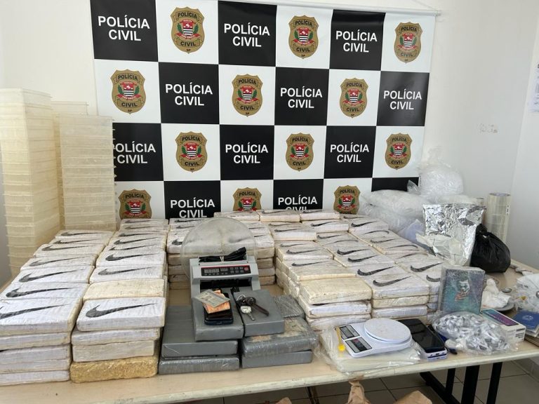Polícia Civil apreende 250 kg de cocaína escondida em painel de carro em Jundiaí