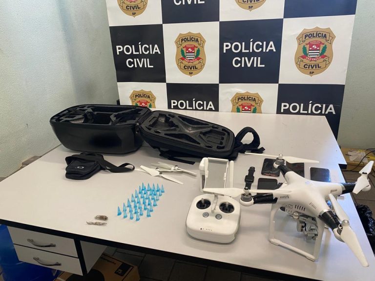 “Aviãozinho” do sistema prisional é preso com drone em Santos