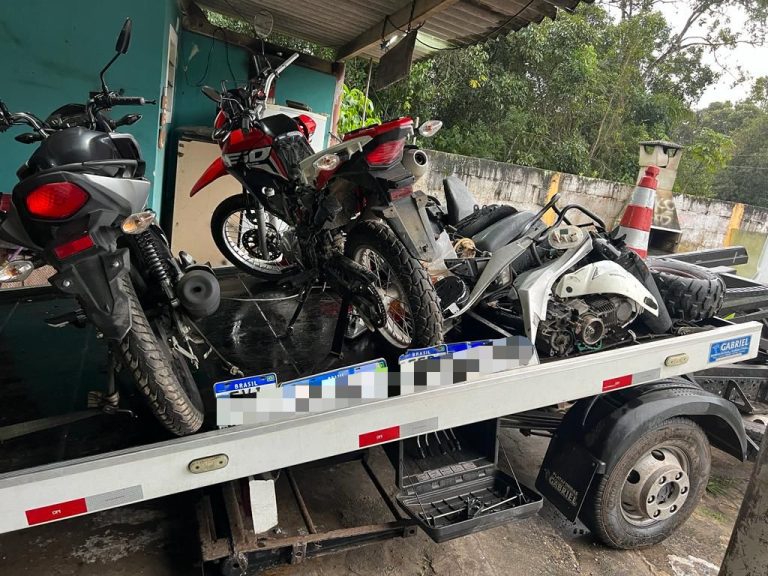 Motos furtadas em Itanhaém são apreendidas e homem é preso
