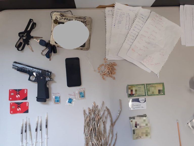 Polícia descobre depósito de drogas no Litoral e prende suspeito do tráfico