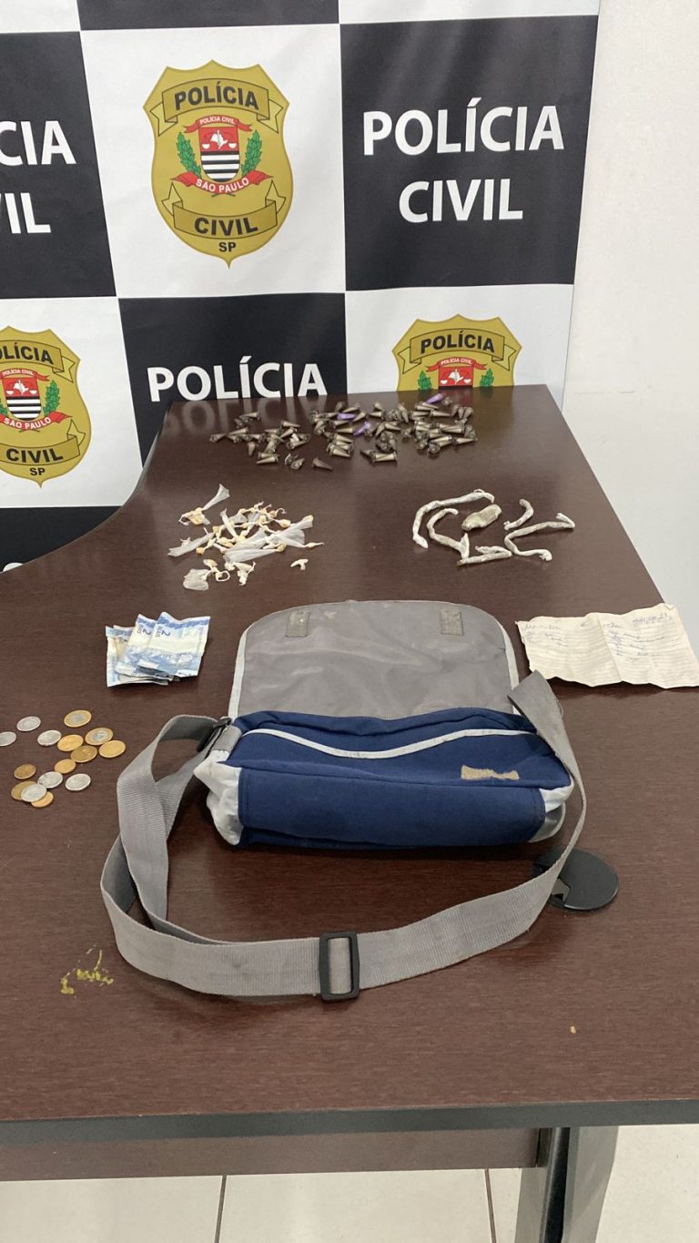 Polícia acaba com comércio de drogas em Mongaguá e prende traficante