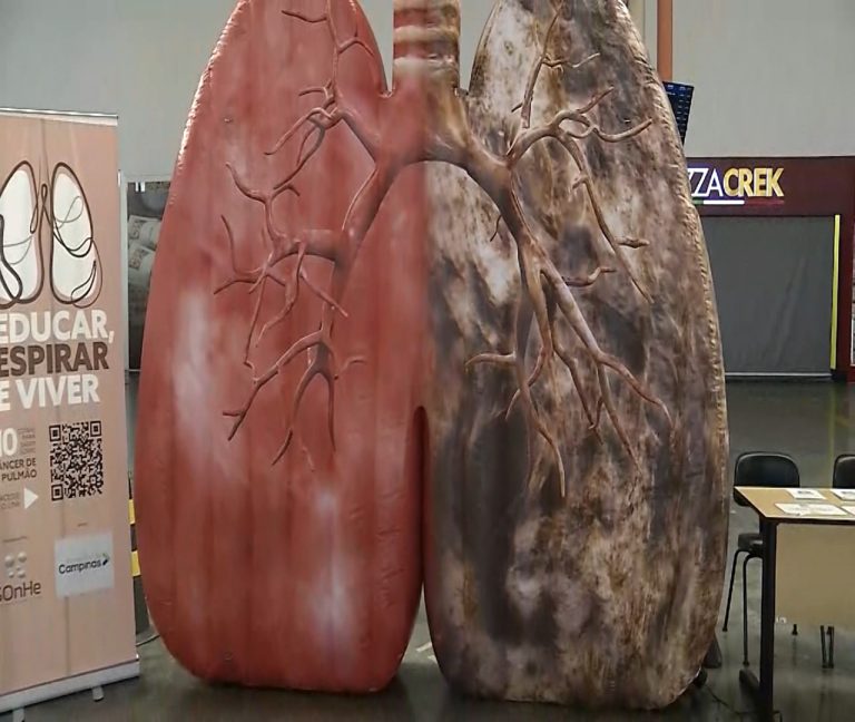 Pulmão itinerante percorre Campinas e região com alerta sobre os perigos do cigarro