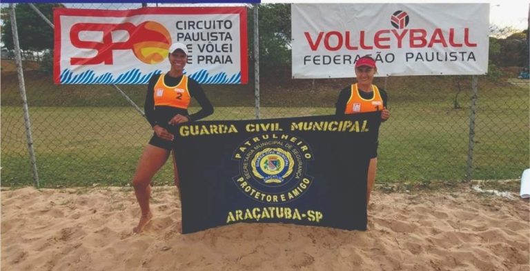Equipe de Vôlei de Praia Feminino da SMELR de Araçatuba se Destaca em Etapa do Circuito Paulista